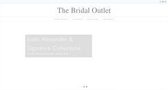 Desktop Screenshot of bridaloutletireland.com