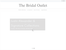 Tablet Screenshot of bridaloutletireland.com